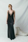 Chantilly Lace Satin Slip-Dress