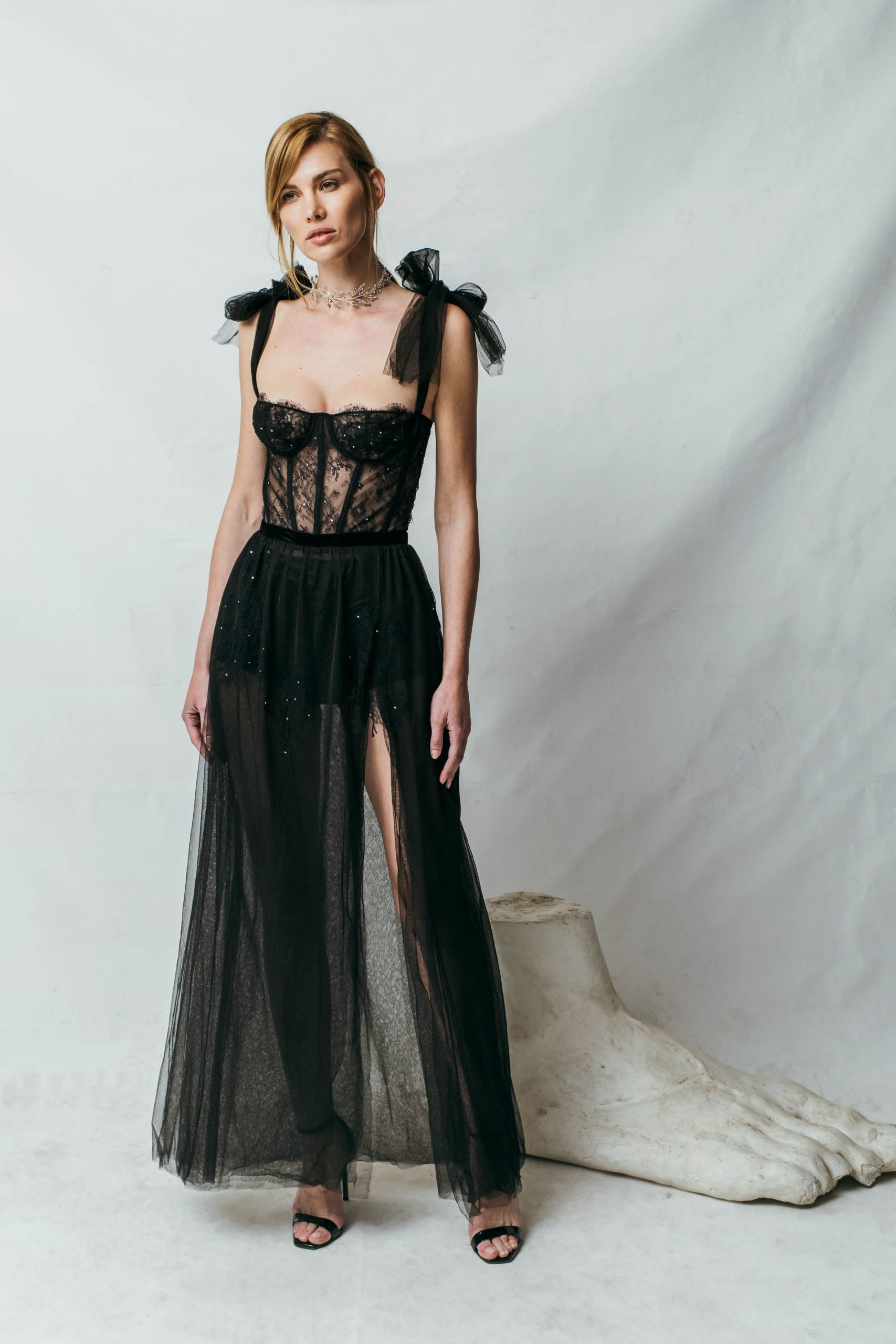 Odette Gown: Black Swan Elegance