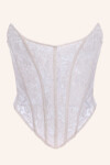Strapless Lace Bustier Top