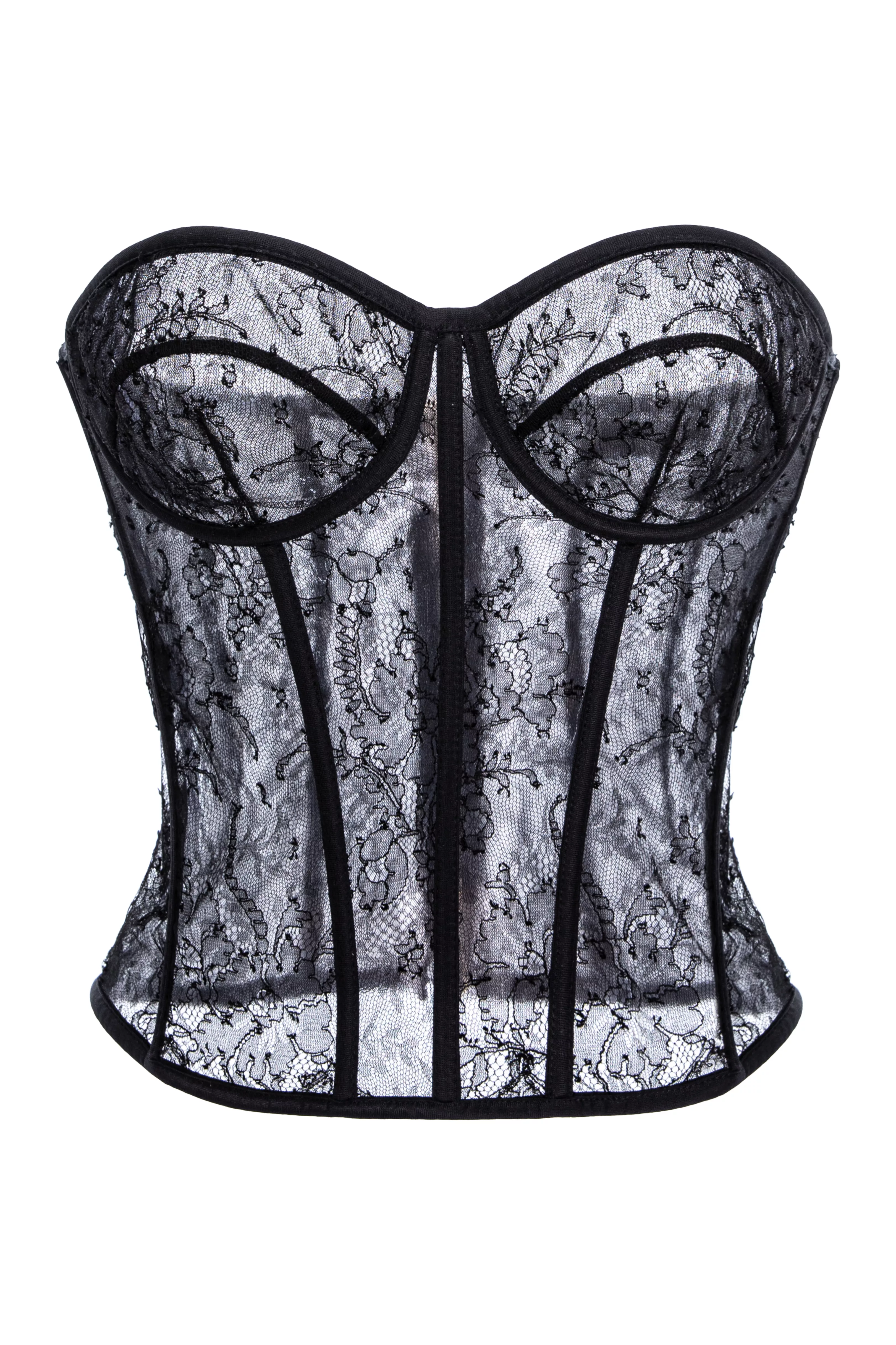 【CLANE】W FACE A LINE BUSTIER ZAINA | Feather Bustier – LAMARQUE