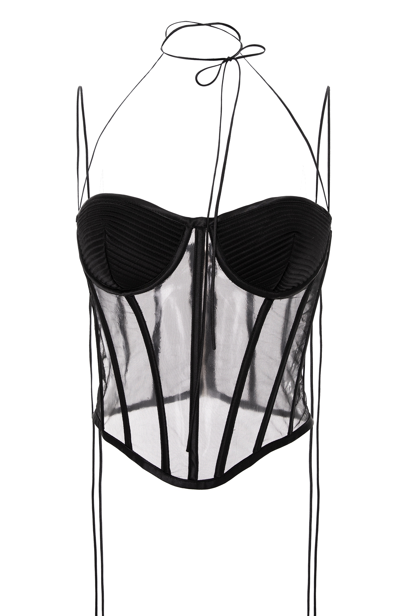 Shop Mina Cotton Silk Bustier from Aureliana at Seezona