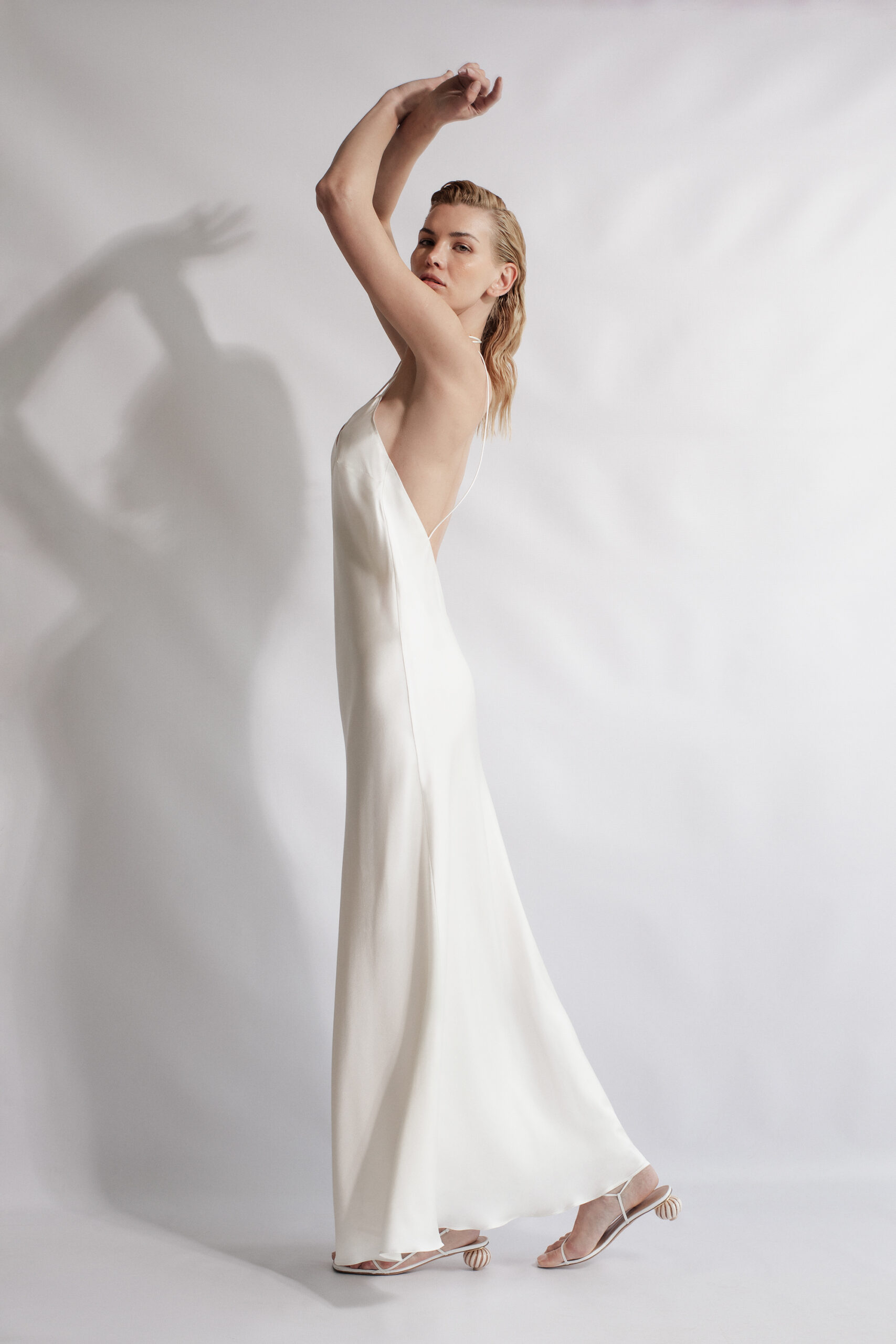 Satin Elegance Silk Slip Dress Luxury Meets Contemporary Style