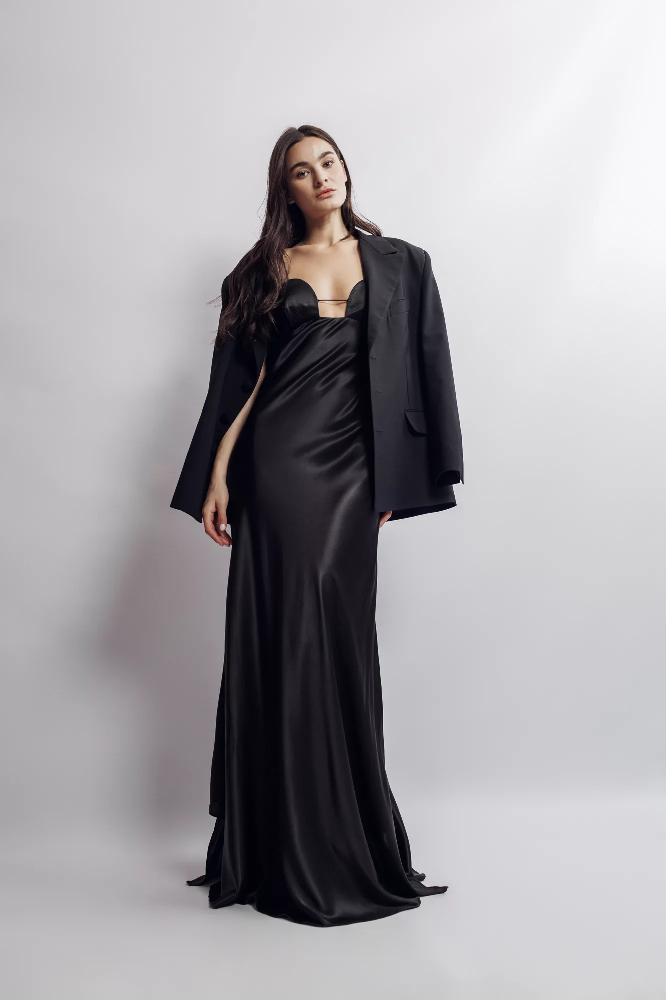 Luna Satin Gown