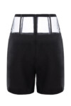 Mesh and Wool Short Pants