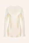 Silk Satin Open Back Top