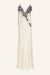 Chantilly Lace Satin Slip-Dress