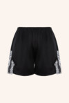 Chantilly Lace detail Satin Shorts