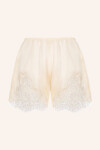 Lace detail Satin Shorts