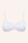 Chantilly lace silk satin bralette top