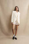 Lace detail Satin Shorts