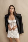 Satin-trimmed Wool Tuxedo Blazer