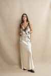 Chantilly Lace Satin Slip-Dress