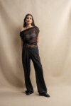 Lace and Wool Pants
