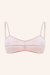 Silk satin bralette top