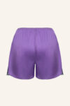 Lace detail Satin Shorts