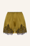 Lace detail Satin Shorts